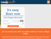 Tablet Screenshot of collegeallstar.com